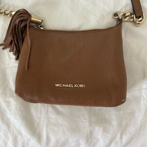 Michael Kors over the shoulder brown bag